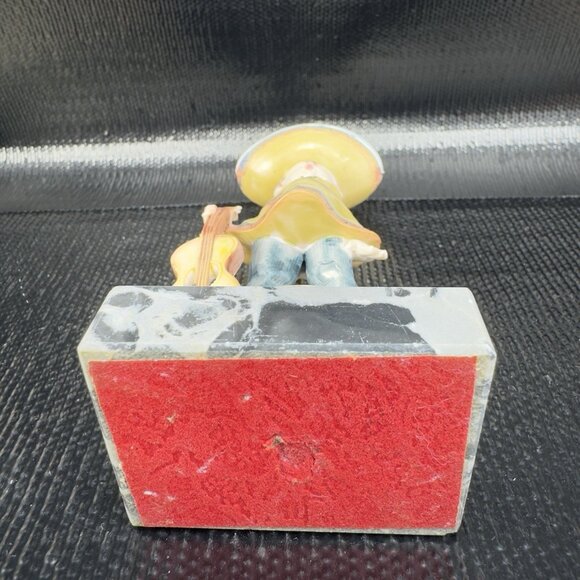 Simonelli Fontanini Carrara Marble Base Depose Italy Figurine Boy Poncho Figure - Picture 5 of 8